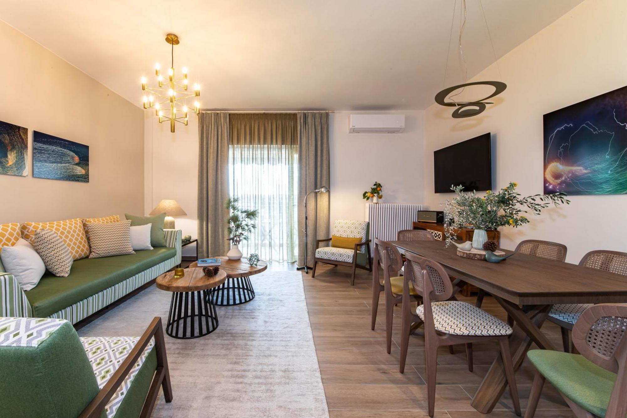 Apartmán Artsy Spacious Cozy In Glyfada Center